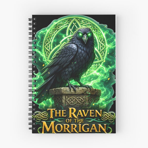 Item preview, The Raven of the Morrígan – Celtic Mythology Raven Design | Irish Gothic Fantasy Art designed and sold by bazstees54.