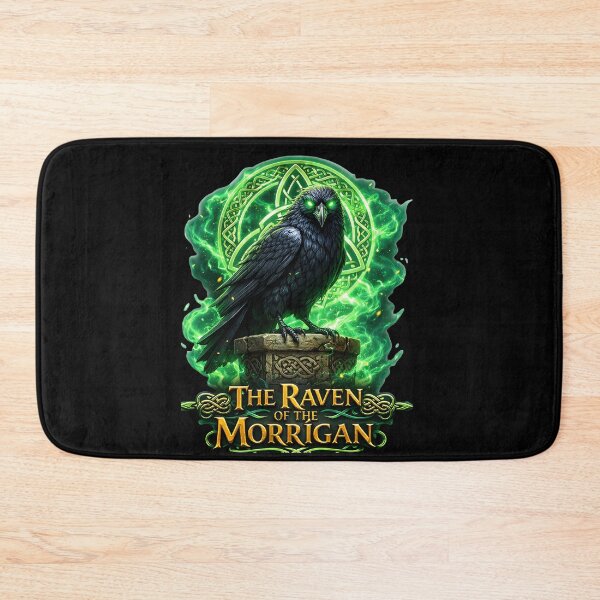 Item preview, The Raven of the Morrígan – Celtic Mythology Raven Design | Irish Gothic Fantasy Art designed and sold by bazstees54.