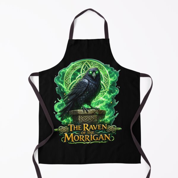 Item preview, The Raven of the Morrígan – Celtic Mythology Raven Design | Irish Gothic Fantasy Art designed and sold by bazstees54.