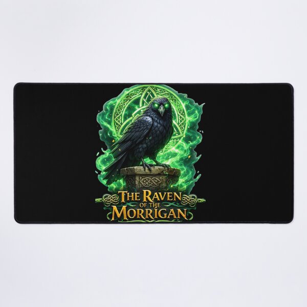 Item preview, The Raven of the Morrígan – Celtic Mythology Raven Design | Irish Gothic Fantasy Art designed and sold by bazstees54.
