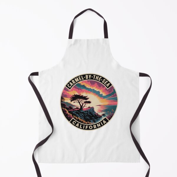 Item preview, Carmel-by-the-Sea California: Coastal Cliff Illustration designed and sold by CircinusStore.