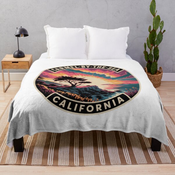 Item preview, Carmel-by-the-Sea California: Coastal Cliff Illustration designed and sold by CircinusStore.
