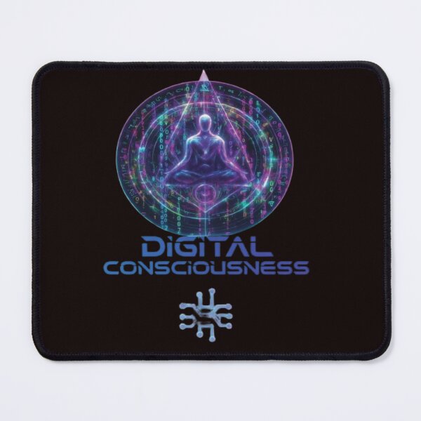 Item preview, Digital Consciousness Meditation | Neon Cyberpunk Awakening designed and sold by ZChrome.