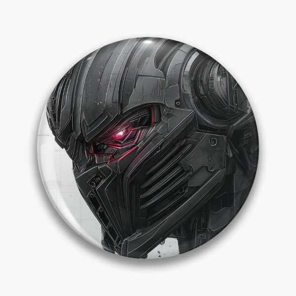 Item preview, Nemesis Cyberpunk Mecha Robot – Futuristic AI Warrior Sci-Fi Mechanical Portrait designed and sold by Dyan4.