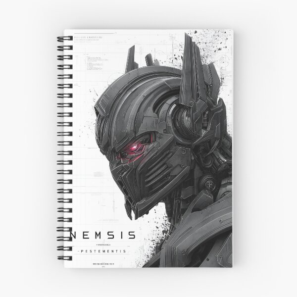 Item preview, Nemesis Cyberpunk Mecha Robot – Futuristic AI Warrior Sci-Fi Mechanical Portrait designed and sold by Dyan4.