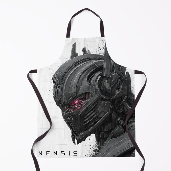 Item preview, Nemesis Cyberpunk Mecha Robot – Futuristic AI Warrior Sci-Fi Mechanical Portrait designed and sold by Dyan4.