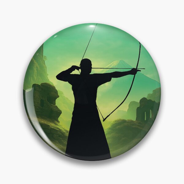Item preview, Kyudo  traditional Archer in the Mountains nad ruins designed and sold by darekkocurek.