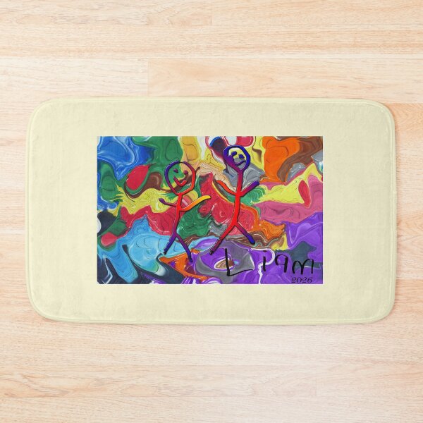 Item preview, Colorful Dream Abstract With Stick Figures designed and sold by SPB1.