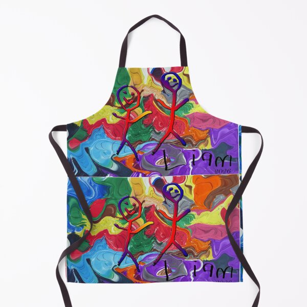 Item preview, Colorful Dream Abstract With Stick Figures designed and sold by SPB1.