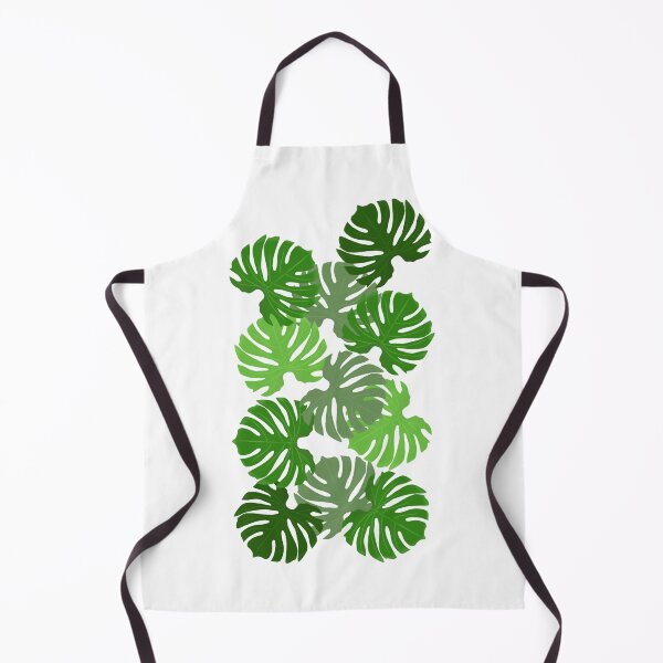 Item preview, Green Monstera Leaves Seamless Pattern Tropical Design designed and sold by MigWhimsy.