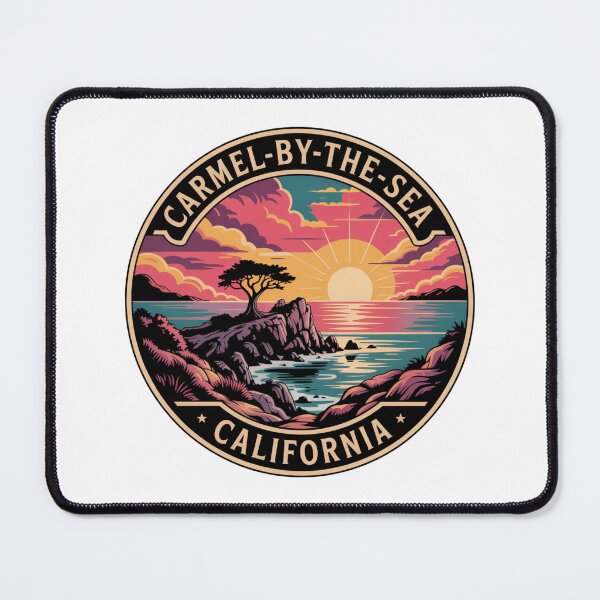 Item preview, Carmel-by-the-Sea California: Sunset Illustration designed and sold by CircinusStore.