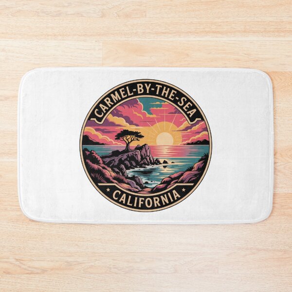 Item preview, Carmel-by-the-Sea California: Sunset Illustration designed and sold by CircinusStore.