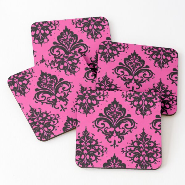 Item preview, Intricate Pink and Black Vintage Pattern designed and sold by endlessDoodler.