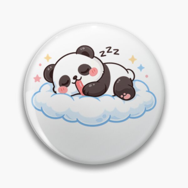 Item preview, Dreamy Cloud Panda – Cute Sleeping Panda designed and sold by WittyWear Designs.