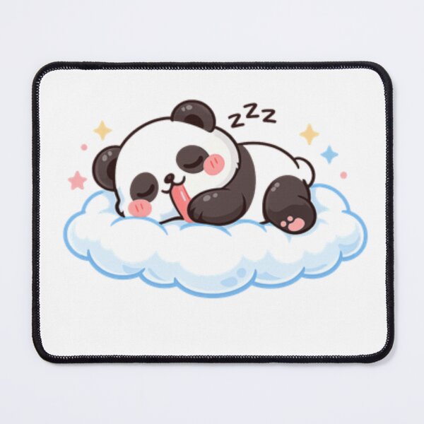 Item preview, Dreamy Cloud Panda – Cute Sleeping Panda designed and sold by WittyWear Designs.