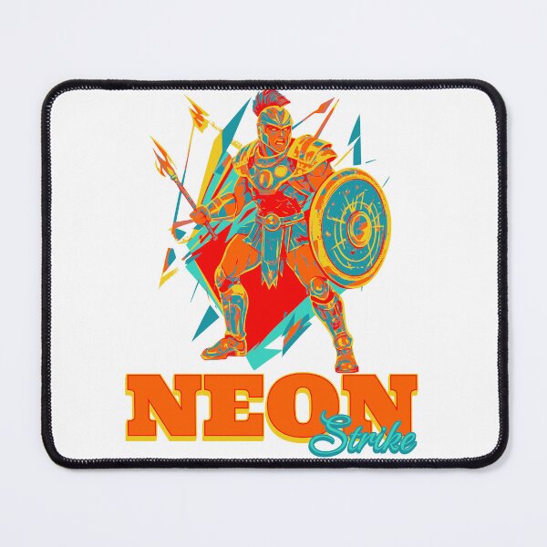 Item preview, Neon Strike Spartan Gladiator Ancient Warrior Gamer designed and sold by Abaseen.