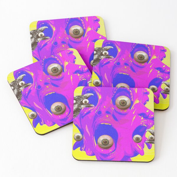 Item preview, Watching Minds – Surreal Multi-Face Psychedelic Eyeball Artwork designed and sold by Kr1motion.