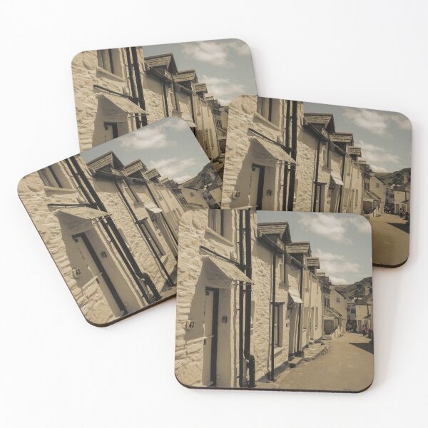 Item preview, Port Isaac Cornwall Cottages – Vintage Coastal Village Travel Art designed and sold by Richard Brookes Photography.