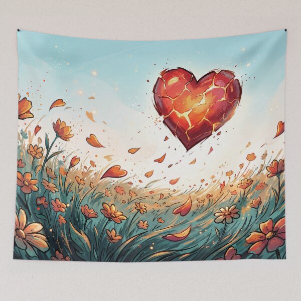 Item preview, Where Broken Hearts Learn to Bloom designed and sold by Anvc-Art.