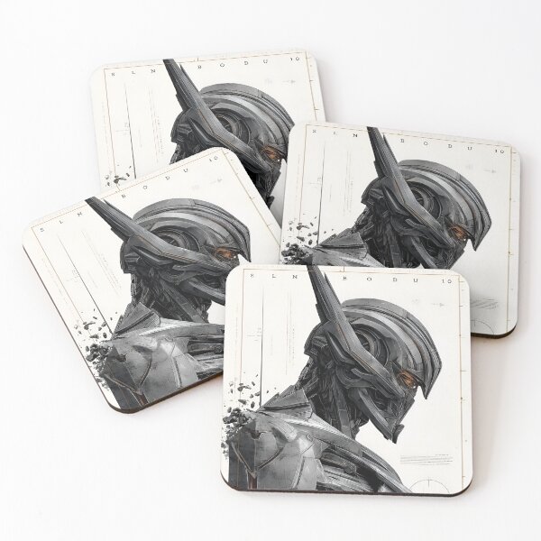 Item preview, Futuristic Cyberpunk Mech Warrior – Advanced Sci-Fi Robot Armor Design designed and sold by Dyan4.