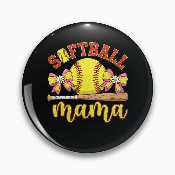 Item preview, Softball Mama Bow designed and sold by KroghDs.