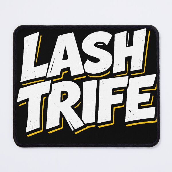 Item preview, LASH TRIFE – Funny Spoonerism Wordplay for “Trash Life” Typography designed and sold by Ramkumar2025.