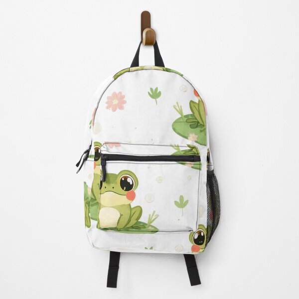 Item preview, Cute Kawaii Frog Pattern designed and sold by Erik Visnievskij.