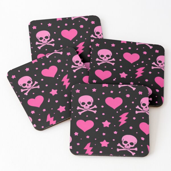 Item preview, Pink Colorful Skull Pattern designed and sold by endlessDoodler.