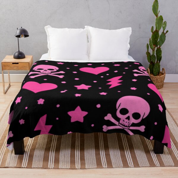Item preview, Pink Colorful Skull Pattern designed and sold by endlessDoodler.