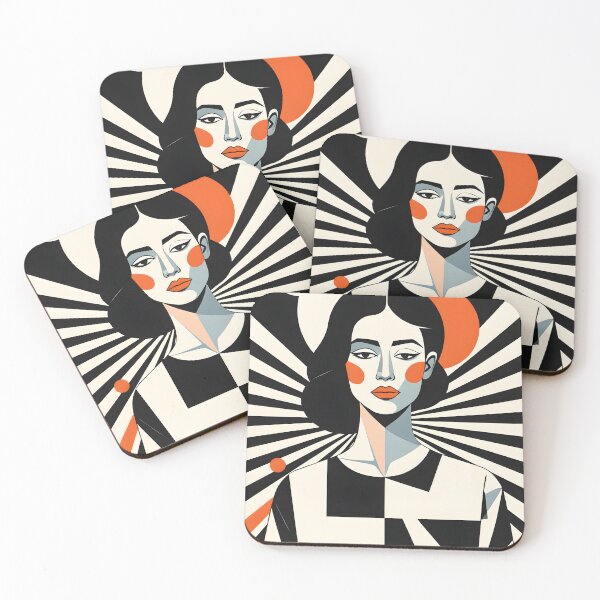 Item preview, Nostalgic Vintage Lady in Black and White / Retro Woman Portrait designed and sold by SoulGraphixx.