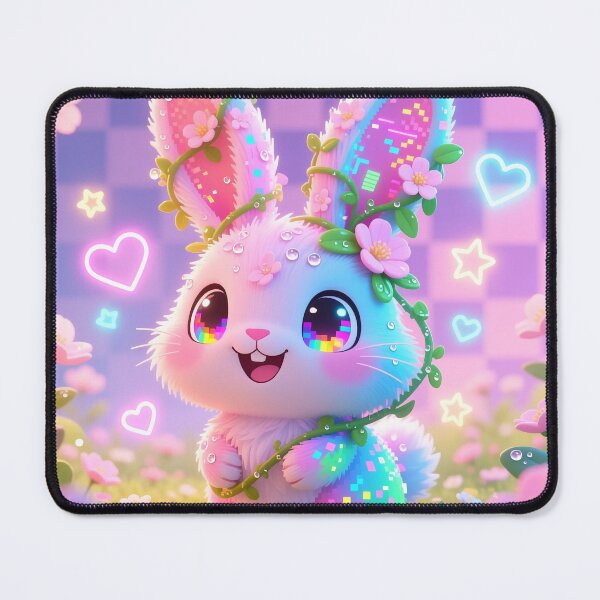 Item preview, Pixel Easter Bunny Pre - Kawaii Easter Glitch Art designed and sold by GlitchyBunnyBB.