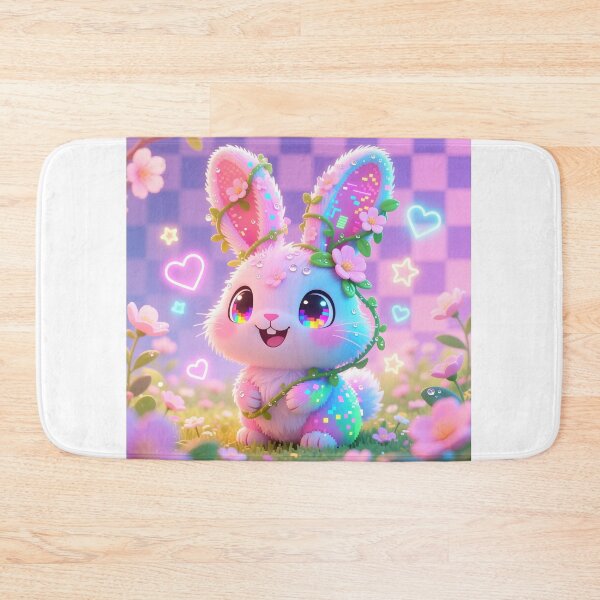 Item preview, Pixel Easter Bunny Pre - Kawaii Easter Glitch Art designed and sold by GlitchyBunnyBB.