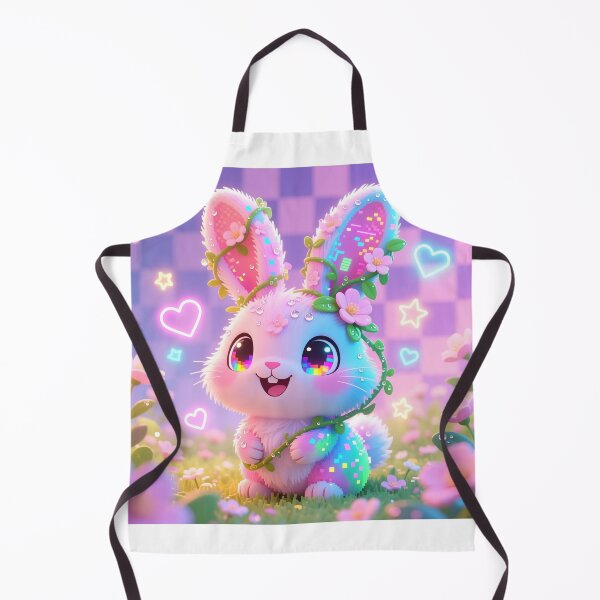 Item preview, Pixel Easter Bunny Pre - Kawaii Easter Glitch Art designed and sold by GlitchyBunnyBB.
