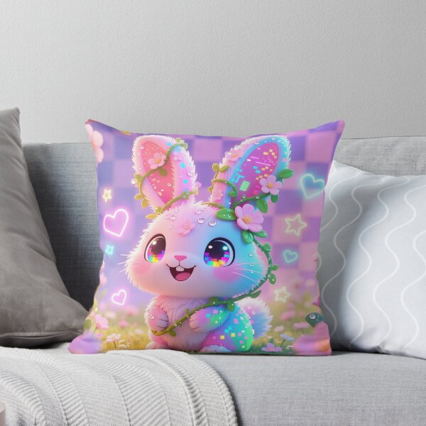 Item preview, Pixel Easter Bunny Pre - Kawaii Easter Glitch Art designed and sold by GlitchyBunnyBB.