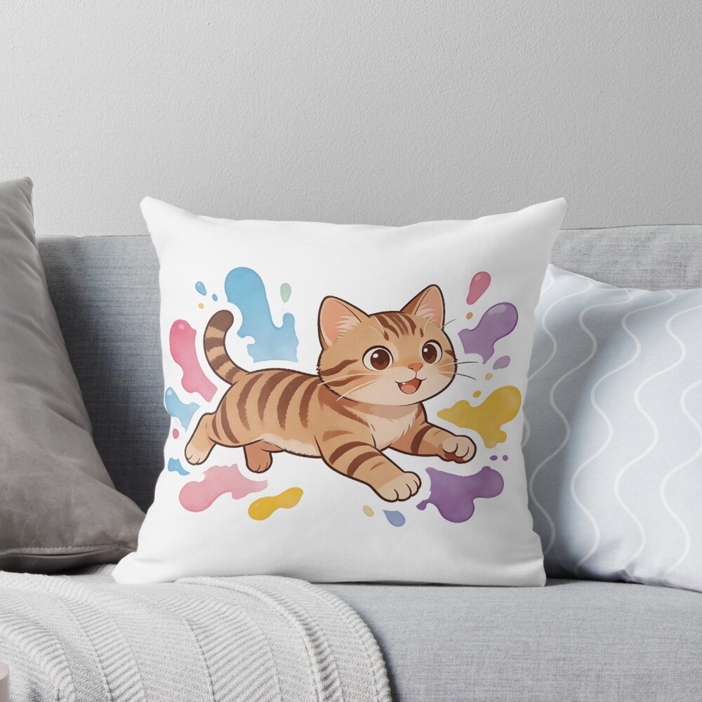 Item preview, Throw Pillow designed and sold by Bobeide.