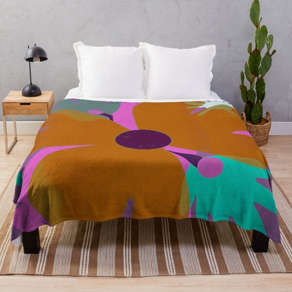 Item preview, Vibrant Art Deco Floral Composition designed and sold by joycrysstudio.