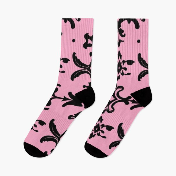 Item preview, Simple Black and Pink Vintage Pattern designed and sold by endlessDoodler.
