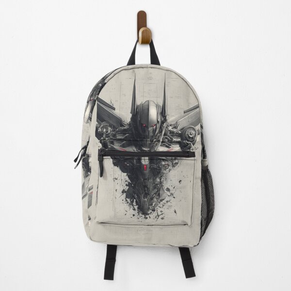 Item preview, Futuristic Mech Commander – Dark Cyberpunk Robot Armor Design designed and sold by Dyan4.