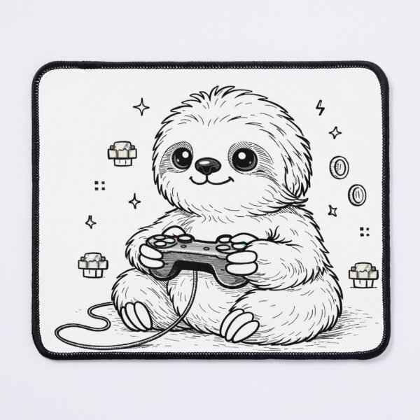 Item preview, Sloth Game Player  designed and sold by LoopyPop.