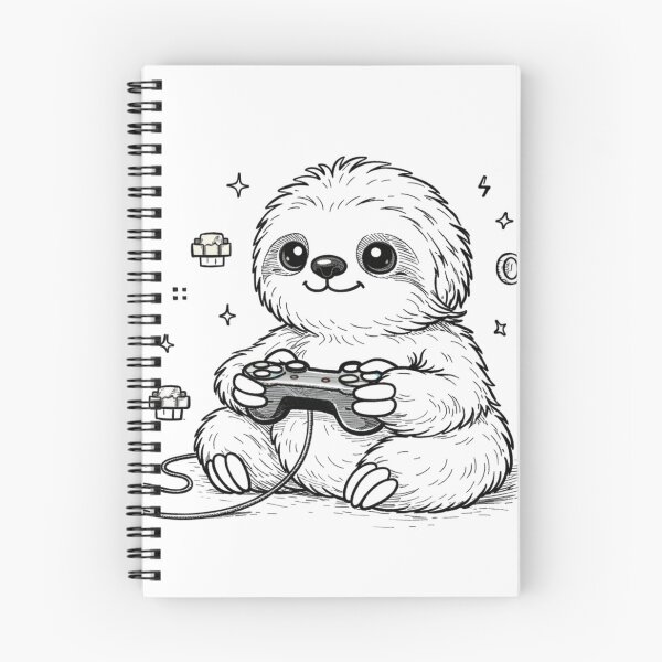 Item preview, Sloth Game Player  designed and sold by LoopyPop.
