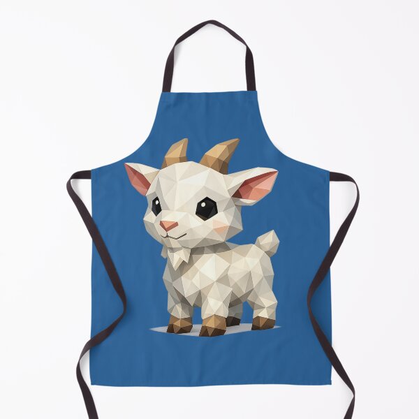 Item preview, Cute Low Poly Geometric Goat Illustration designed and sold by AndreBarnard.