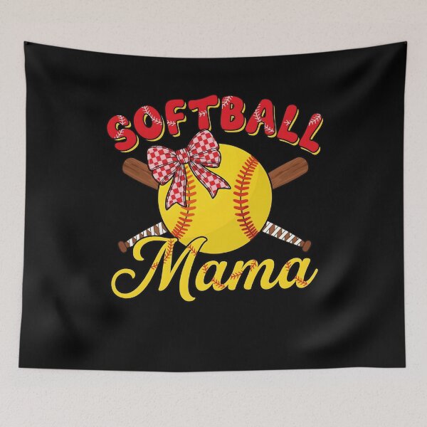Item preview, Softball Mama Bow Bats designed and sold by KroghDs.