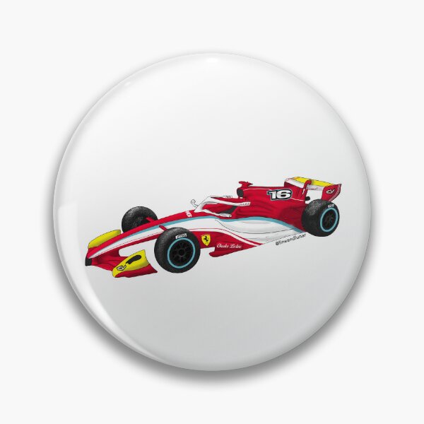 Item preview, Charles Leclerc F1 livery designed and sold by lineandlunar.