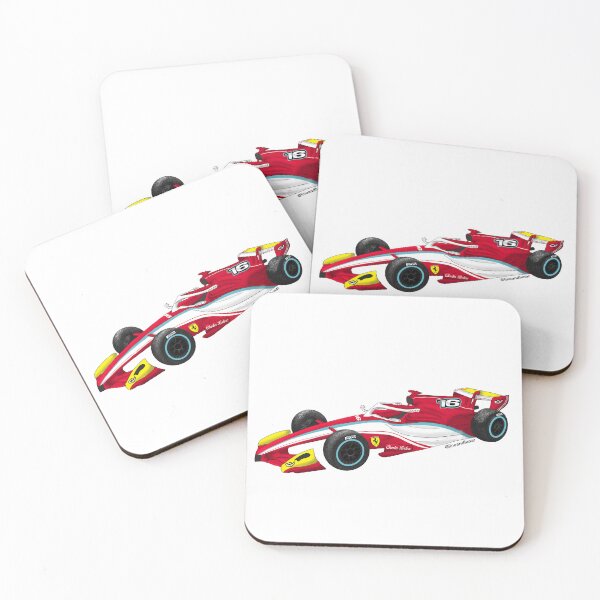 Item preview, Charles Leclerc F1 livery designed and sold by lineandlunar.