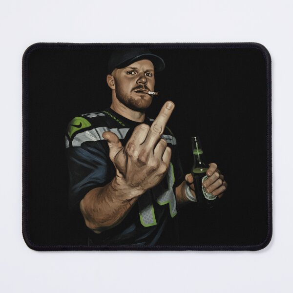 Item preview, Meme Sam darnold Middle Finge bLACK 90s White designed and sold by J-Mindful.