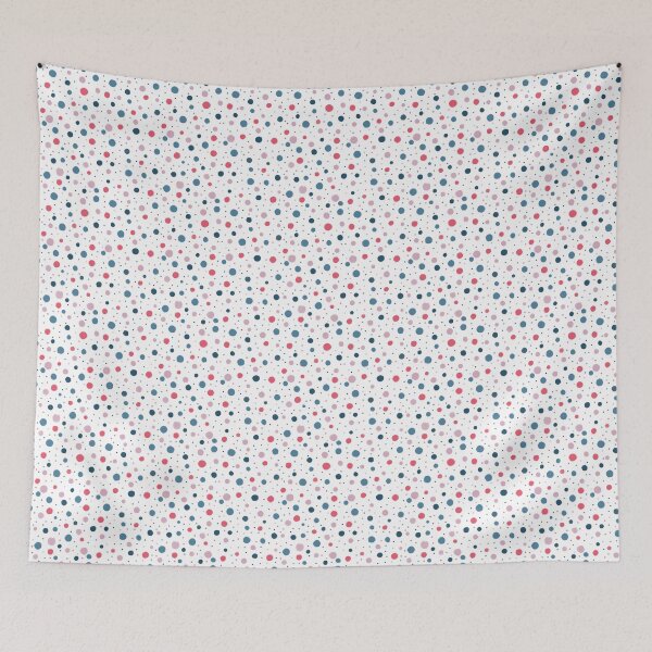 Artikelvorschau, Polka-Dot-Muster – Rosa-Türkis-Konfetti entworfen und verkauft von Melodie Messina.