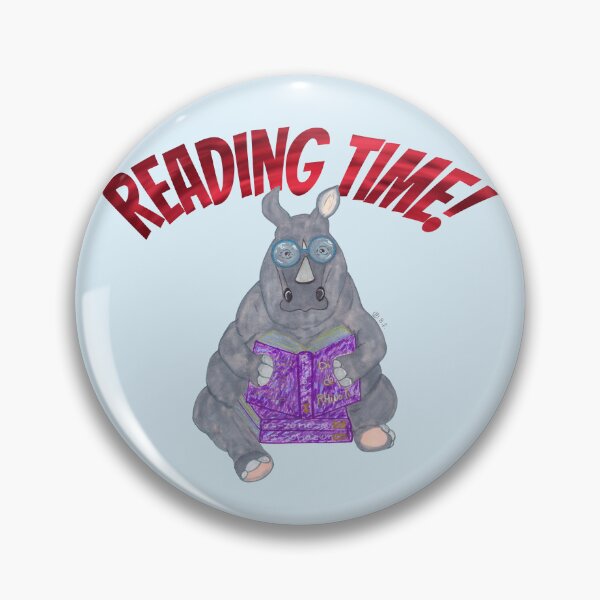 Item preview, RHINOCEROS READING designed and sold by BeritValk.