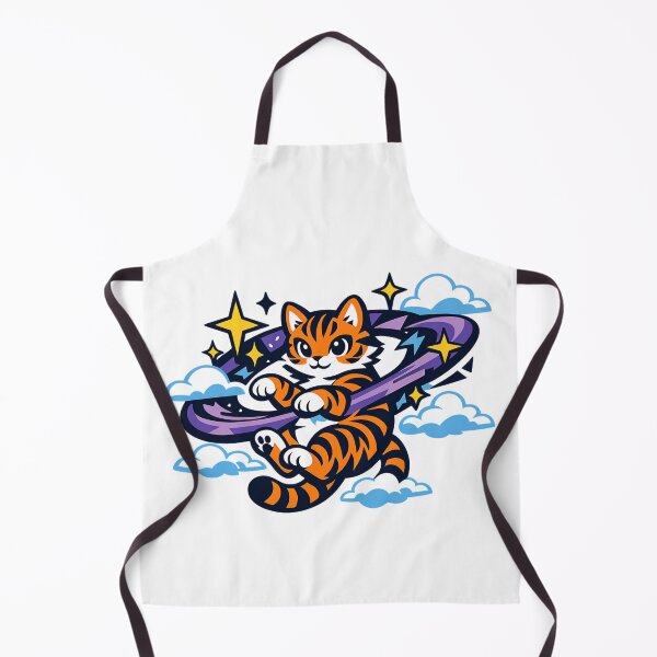Item preview, Cute Cosmic Tiger Floating in Space designed and sold by SidTastic .