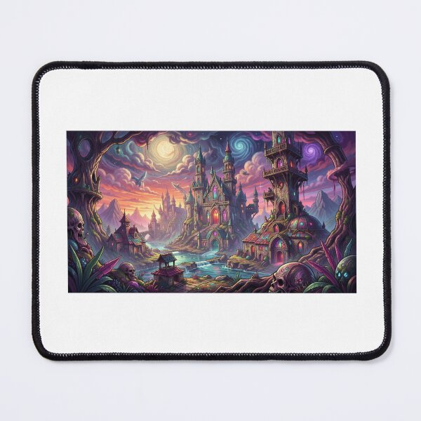 Item preview, Colorful Mystical Castle Night designed and sold by JenkoStudios.
