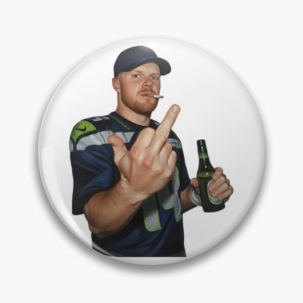 Item preview, Meme Sam darnold Middle Finge bLACK 90s designed and sold by J-Mindful.